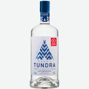 Водка Tundra Authentic 0.7л