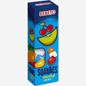 Жевательная резинка Squares Tutti Frutti Bebeto