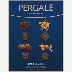Конфеты Набор конфет Pergale коллекция тёмного шоколада