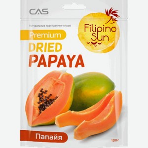 Сухофрукты Натуральные подсушенные плоды Filipino Sun Papaya