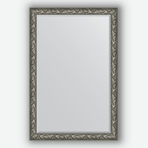 Зеркало с фацетом в багетной раме Evoform византия серебро 99 мм 119х179 см