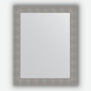 Зеркало в багетной раме Evoform чеканка серебряная 90 мм 80х100 см