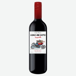Вино Como Una Moto красное сухое Испания, 0,75 л