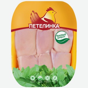 Бедро цыпленка-бройлера Петелинка бескостное без кожи охлажденное 1 кг