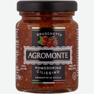 Паста для брускетты Агромонте из Сицилии из томатов черри Монтероссо с/б, 100 г