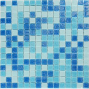 Мозаика Primacolore Classic GE042SMB сине-голубая 32,7х32,7 см