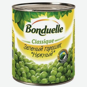 Горошек зеленый консервированный  Бондюэль  нежный ж/б 350мл