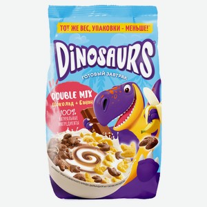 Готовый завтрак из злаков Kellogg s Dinosaurs Шоколадно-банановый микс, 200 г