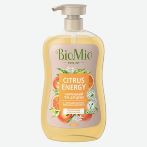 Гель для душа BioMio Bio Shower Gel Натуральный с эфирными маслами апельсина и бергамота, 650 мл
