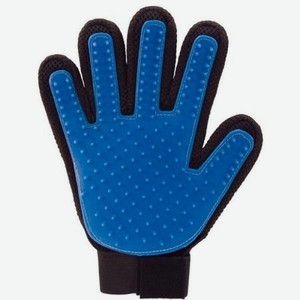 Перчатка для кошек и собак Ripoma для вычесывания шерсти цвет синий