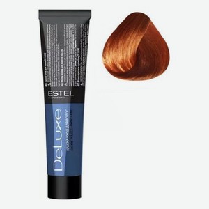 Краска-уход для волос De Luxe 60мл: 7/44 Русый медный интенсивный