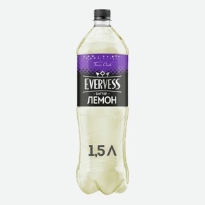 Газированный напиток Evervess Биттер лемон 1,5 л
