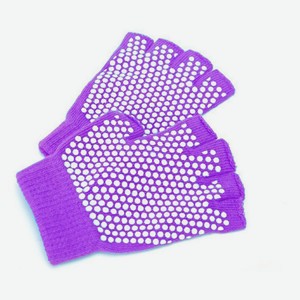 Перчатки для йоги Bradex 13 х 16 см хлопок фиолетовые