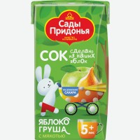 Сок   Сады Придонья   Яблоко-груша с мякотью, 0,125 л