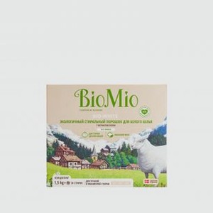 Стиральный порошок концентрат для белого белья BIOMIO Bio-white 1500 гр