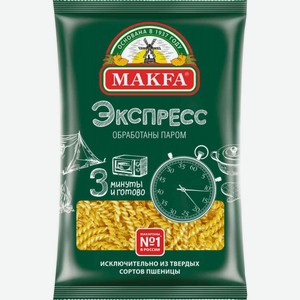 Макаронные изделия Спирали Makfa Экспресс, 400 г