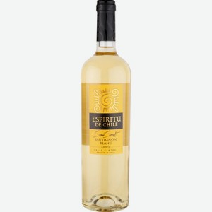 Вино Espiritu de Chile Sauvignon Blanc белое полусладкое 12 % алк., Чили, 0,75 л