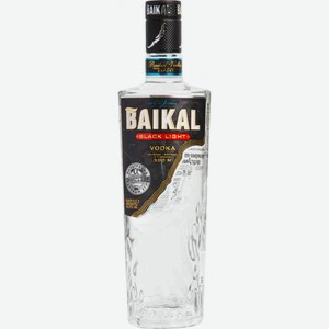 Водка Baikal Black Light 40 % алк., Россия, 0,5 л