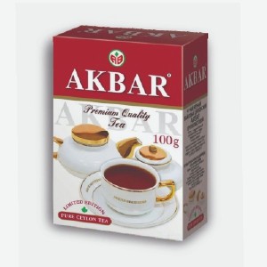 Чай  Акбар , красно-белая серия, 100 г