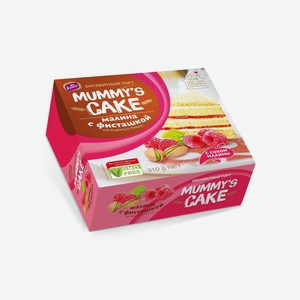 Торт Konti Mummy s Cake Малина с фисташкой, 310 г