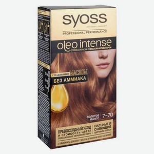 Стойкая крем-краска Syoss Oleo Intense 7-10  Золотое манго 