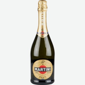 Вино игристое Martini белое брют 11,5 % алк., Италия, 0,75 л