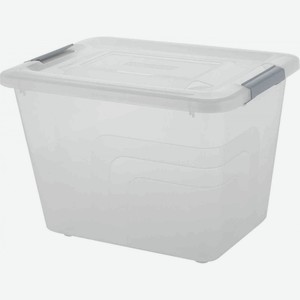 Ящик для храния Plast Team Bergen с крышкой 18 литров, 38.1×29×27.3 см