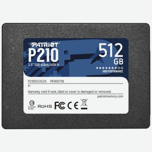 Твердотельный накопитель(SSD) SSD накопитель Patriot P210 P210S512G25 512Gb Intel