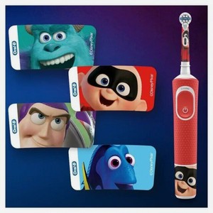 Электрическая зубная щетка Vitality Kids Pixar D1004132KX Красная 80337576 Oral-B