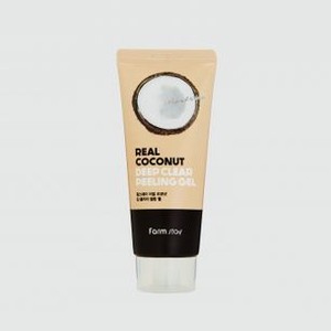 Отшелушивающий гель с экстрактом кокоса FARM STAY Real Coconut Deep Clear Peeling Gel 100 мл