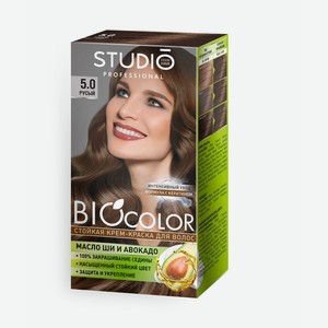 Краска д/волос <STUDIO Biocolor> 5.0 Русый 115мл Россия