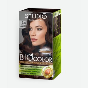 Краска д/волос <STUDIO Biocolor> 3.4 Горячий шоколад 115мл Россия