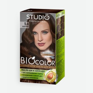 Краска д/волос <STUDIO Biocolor> 5.4 Шоколад 115мл Россия