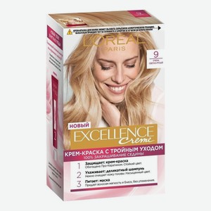 Крем-краска для волос Excellence Creme 270мл: 9 Очень светло-русый