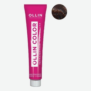 Перманентная крем-краска для волос Ollin Color 60мл: 4/3 Шатен золотистый