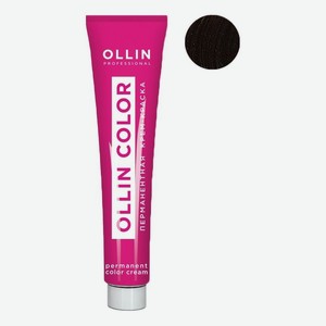 Перманентная крем-краска для волос Ollin Color 60мл: 3/0 Темный шатен