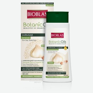 Шампунь против выпадения волос Bioblas с экстрактом чеснока и оливковым маслом, 360 мл
