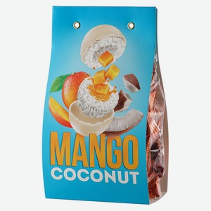 Конфеты кокосовые Tropical Paradise глазированные с начинкой манго, 140 г