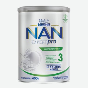 Смесь сухая кисломолочная NAN для улучшения пищеварения с 12 мес. БЗМЖ, 400 г