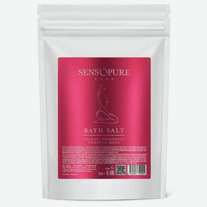 Соль для ванны с шиммером и афродизиаком Kama, 500 г Sensopure