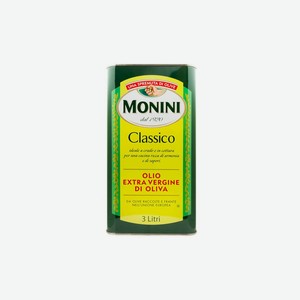Масло оливковое Monini Extra Virgin Экстра Вирджин ж/б 3 л