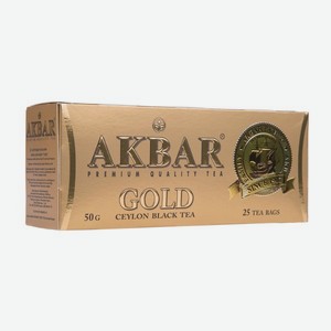 Чай черный Akbar Gold 25пак