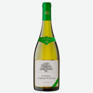 Вино Шато ле Гран Восток Шардоне бел. сух. 14% 0,75 л /Россия/