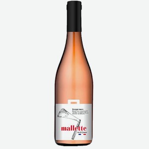 Вино Маллет Розе Каберне Фран-Мерло роз. п/сух. 12% 0,75 л /Франция/