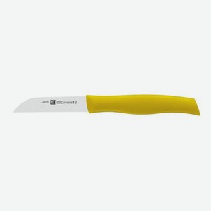 Нож Zwilling Twin Grip 80 мм для овощей желтый