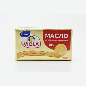 Масло сладкосливочное Valio Viola 82%, 450г