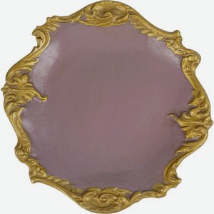 Блюдо Glasar розовое 15х15х2 см