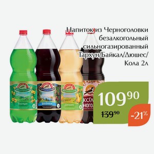 Напиток из Черноголовки безалкогольный сильногазированный Байкал 2л