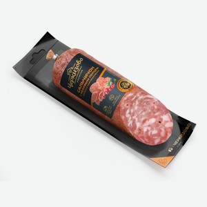 Колбаса Черкизово Сальчичон Premium с розовым перцем сырокопченая нарезка, 300г