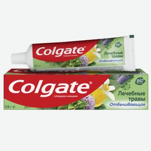 Зубная паста Colgate Лечебные травы отбеливающая с натуральными ингредиентами, 100мл